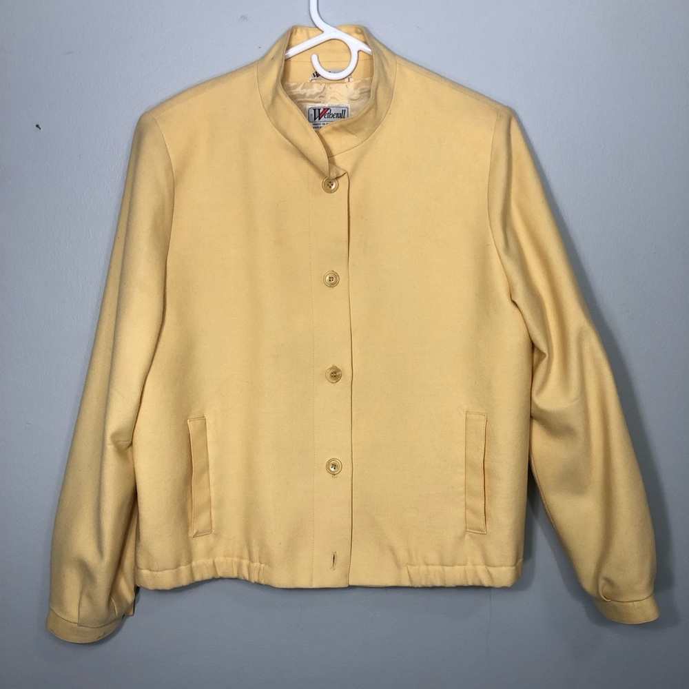 Wetherall - Made in England, S/M, Yellow, Button up Jacket